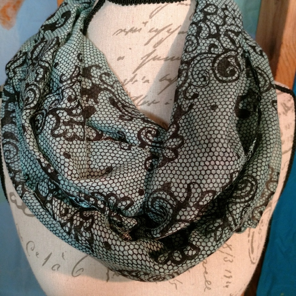 Green scarf